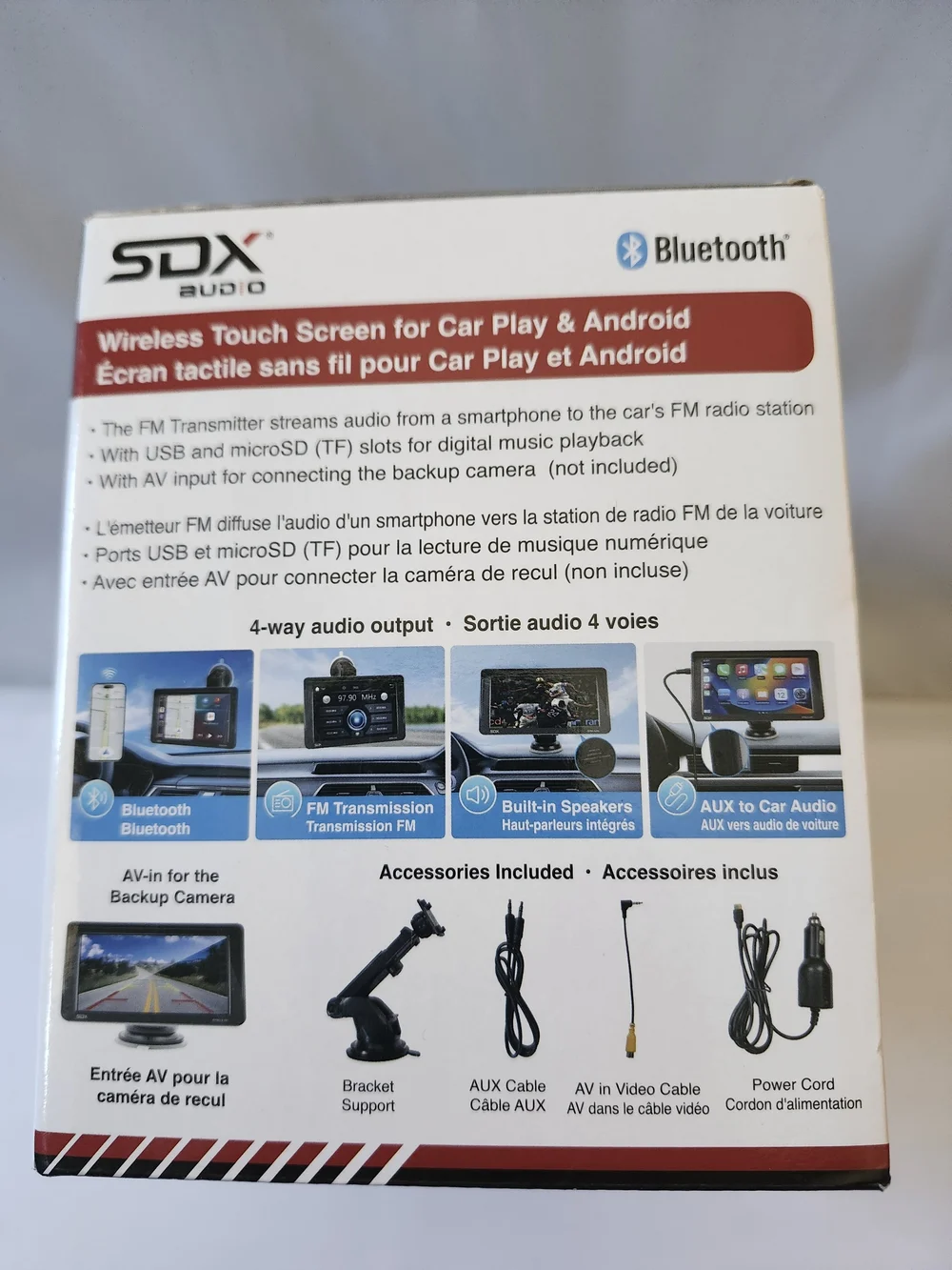 Black Wireless Touch Screen Adapter Car Play Android Brand New Sony Pioneer